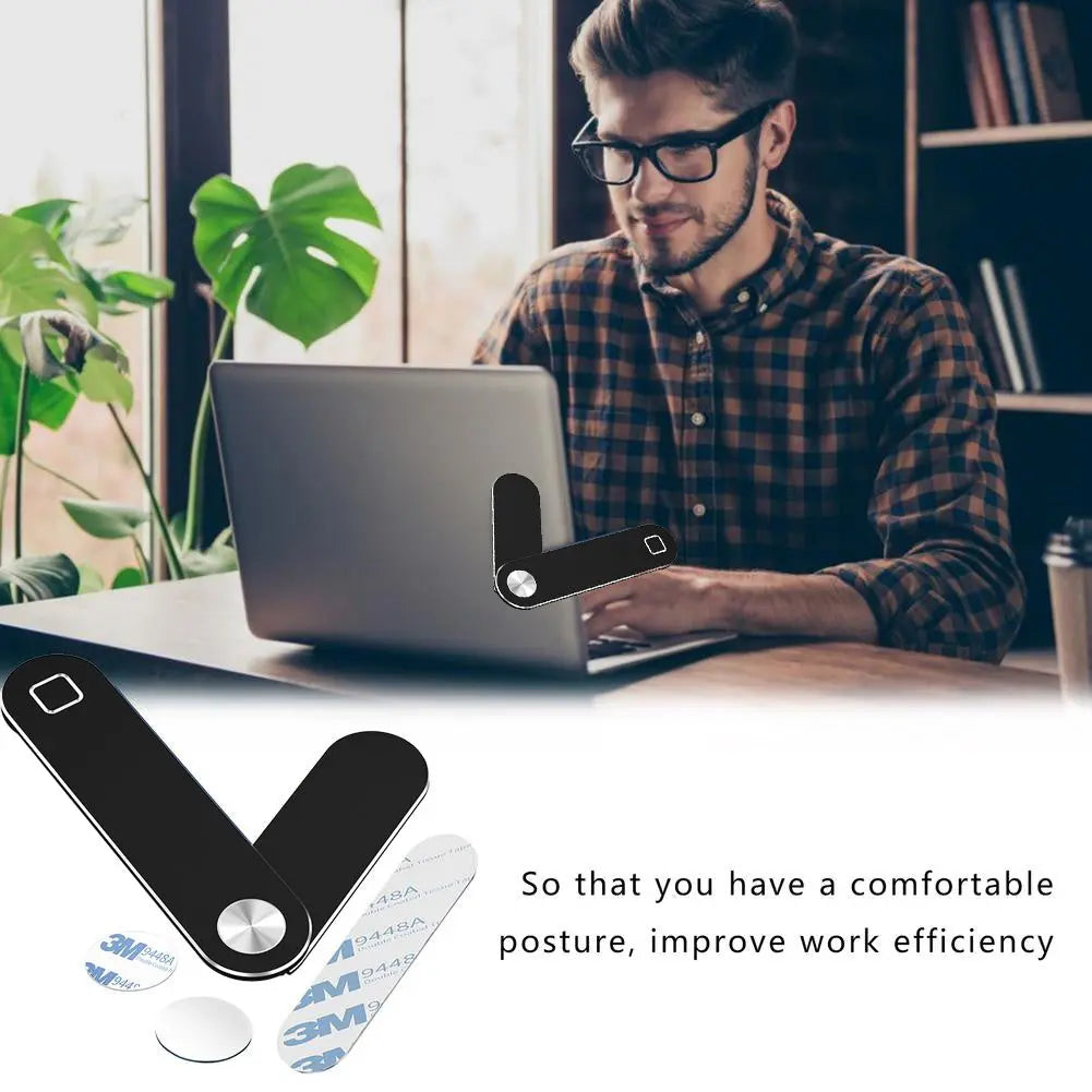 Laptop Phone Holder, Adjustable Laptop Side Mount Clip Marc Electronic Store