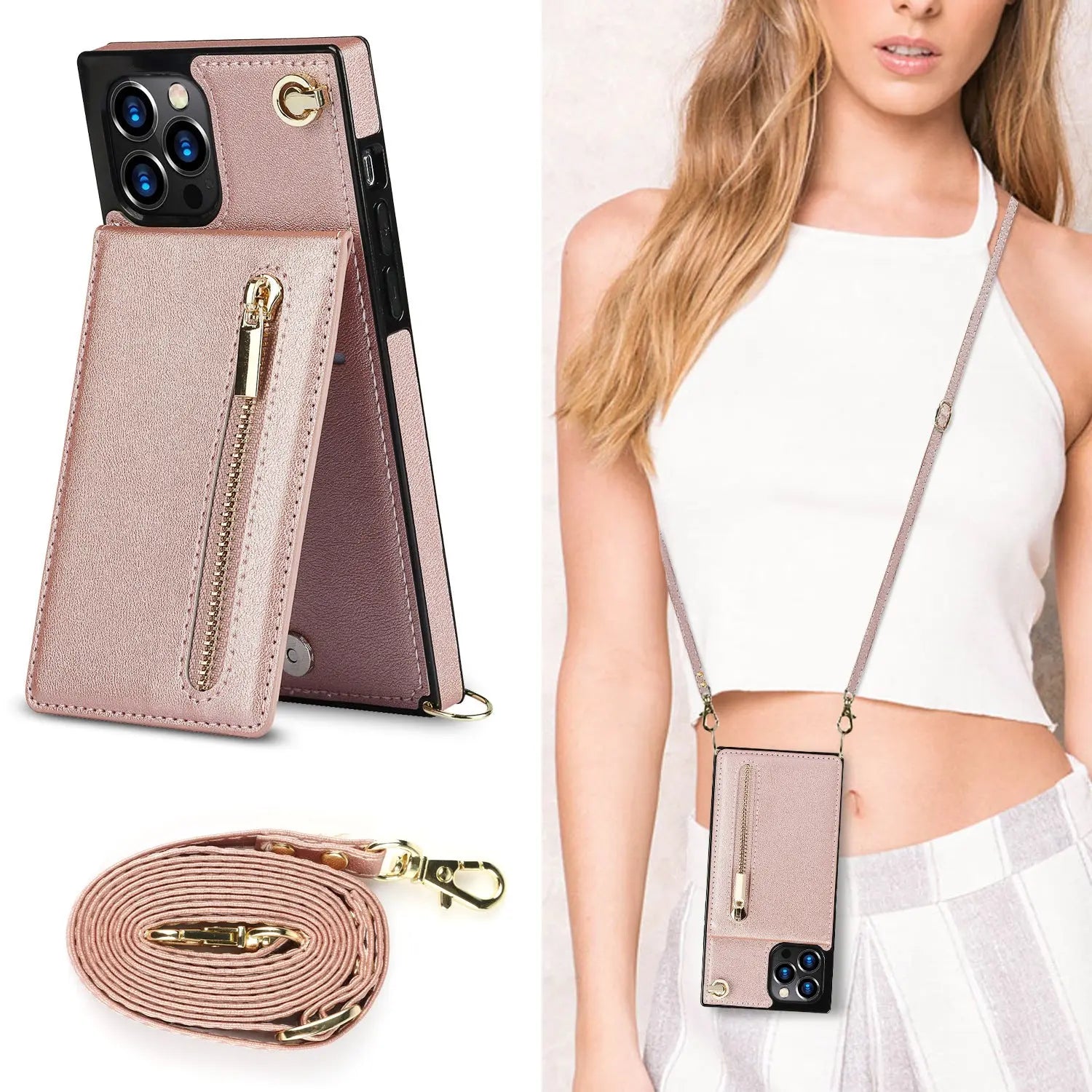Zipper Phone Case Phone Case Crossbody Marc Electronic Store