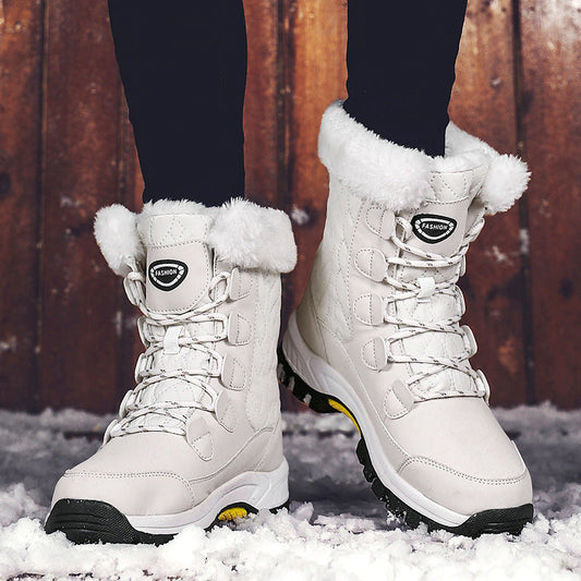 Waterproof Warm Snow Boots for Winter 2025 | Anti-Slip Suede Boots