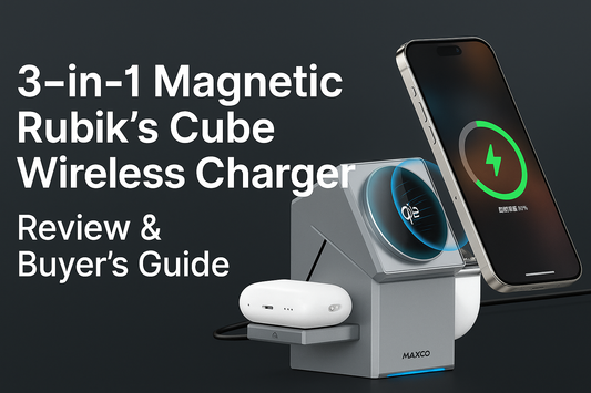 Three-in-One Magnetic Rotating Rubik’s Cube Wireless Charger – Full Review & Buyer’s Guide