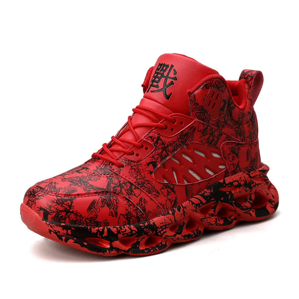 Graffiti print sneakers Marc Universal Store