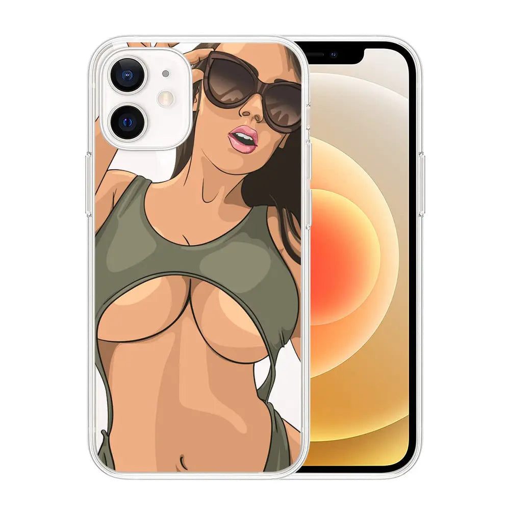 Sexy Beauty Phone Case Fashion Personalized Print Mobile Phone Case Marc Electronic Store