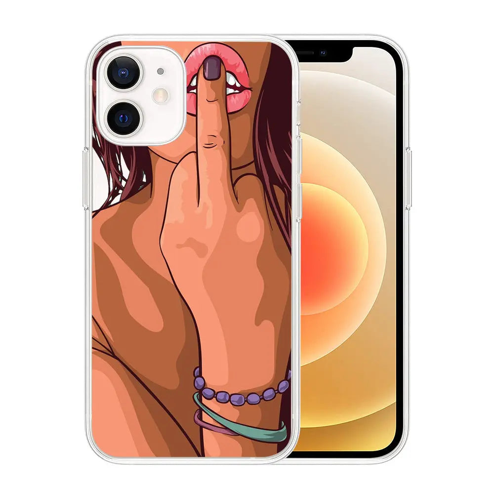 Sexy Beauty Phone Case Fashion Personalized Print Mobile Phone Case Marc Electronic Store