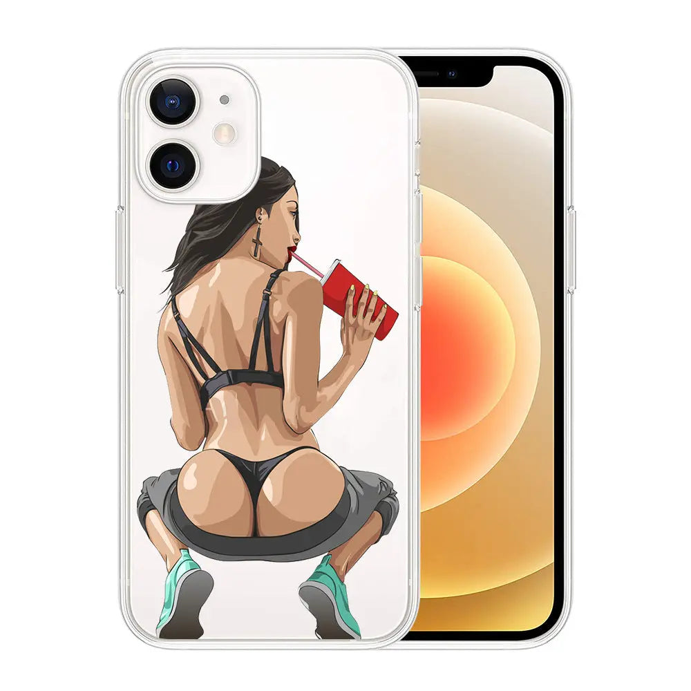 Sexy Beauty Phone Case Fashion Personalized Print Mobile Phone Case Marc Electronic Store