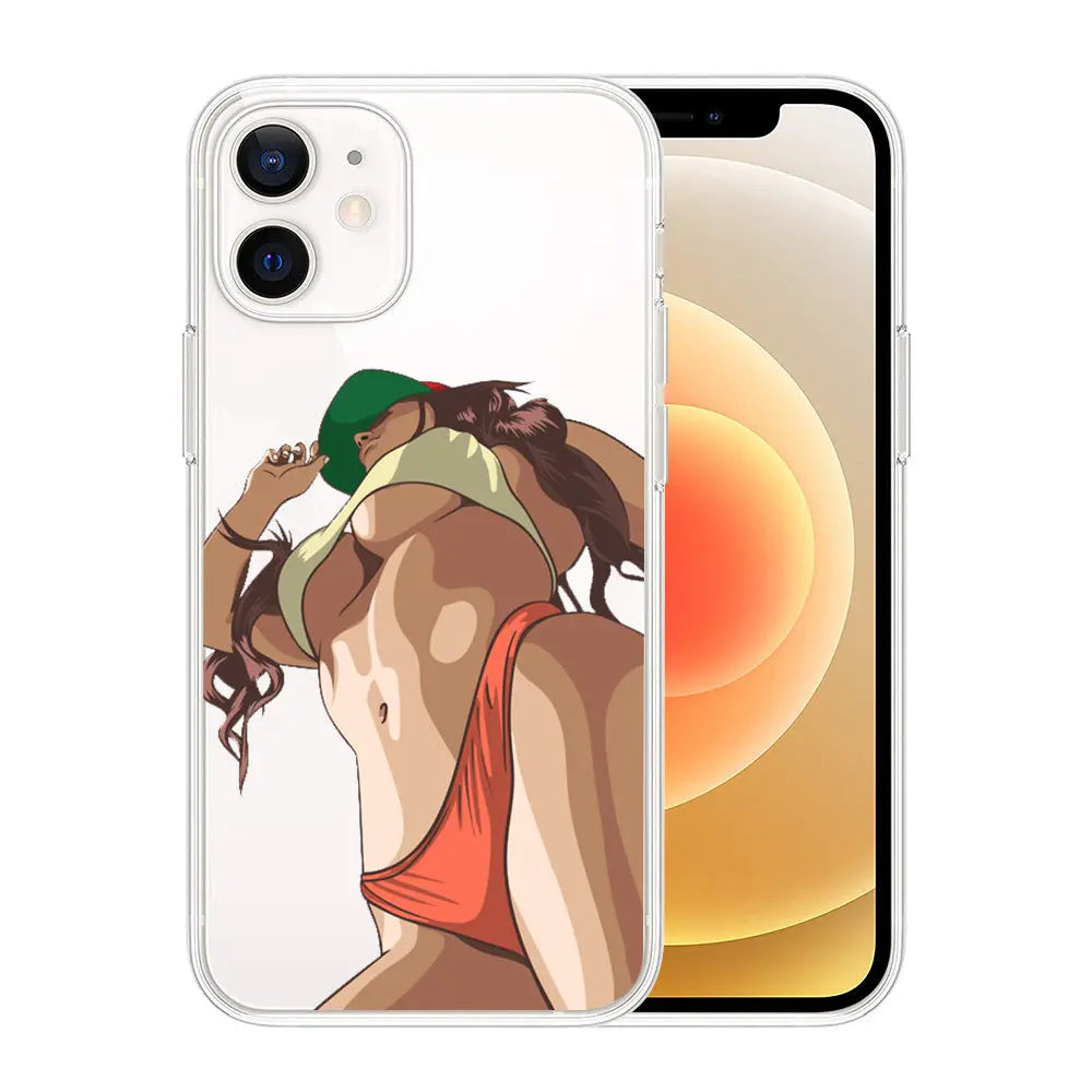 Sexy Beauty Phone Case Fashion Personalized Print Mobile Phone Case Marc Electronic Store