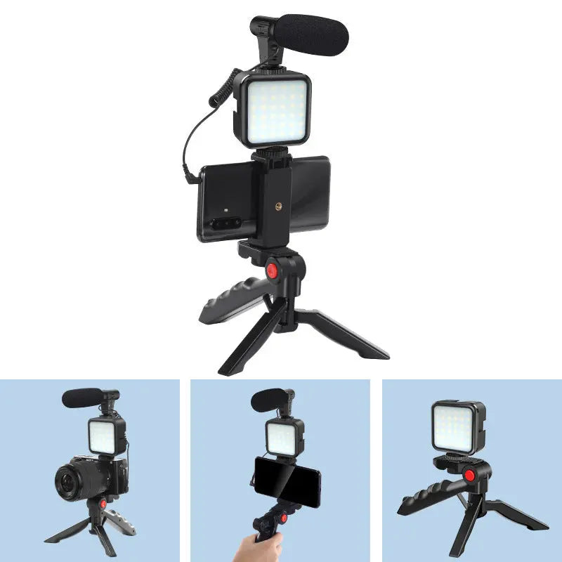 Compatible with Apple, Profession Vlog Tripod Kit Vlogging Photography With Smartphone Video Studio Marc Electronic Store