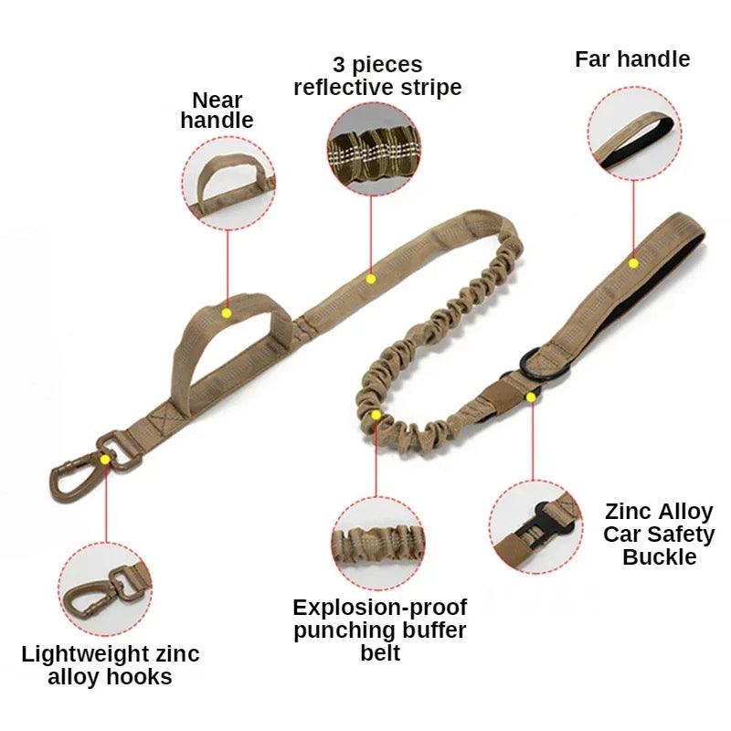 Durable Tactical Dog Collar and Leash – Strong, Secure, and Comfortable Marc Electronic Store