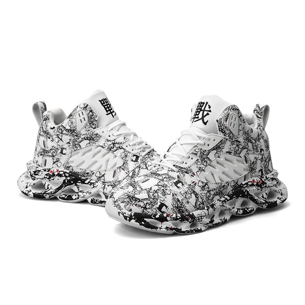 Graffiti print sneakers Marc Universal Store