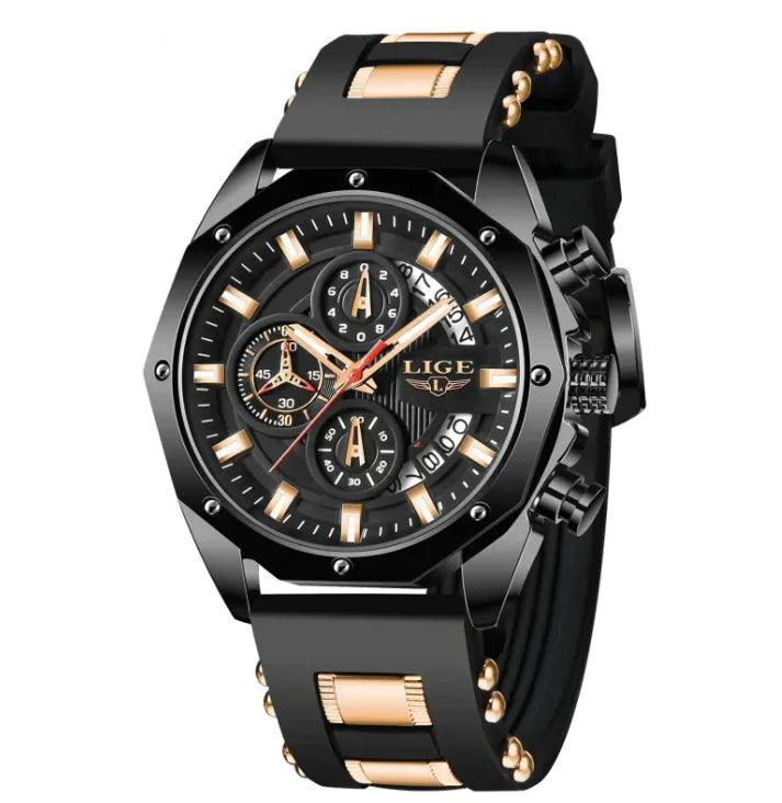 Luxury Silicone Sport Chronograph Watch – Stylish & Functional Timepiece Marc Electronic Store