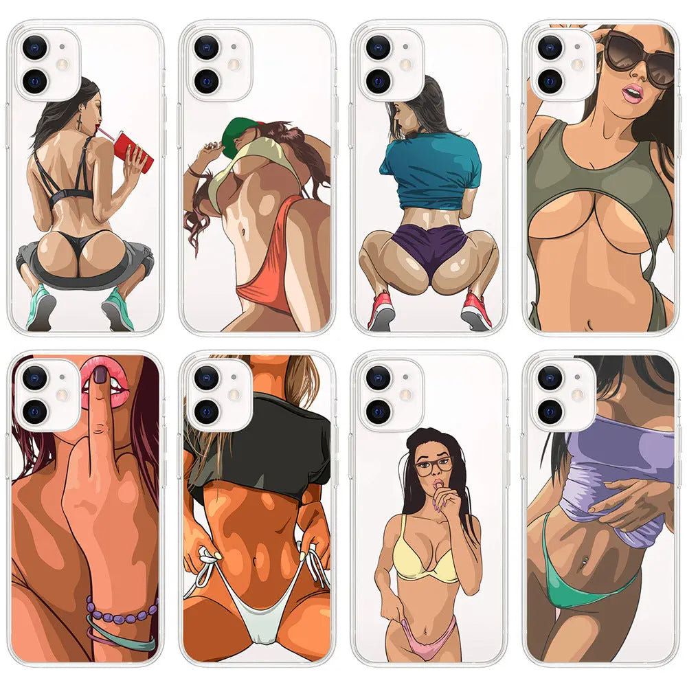 Sexy Beauty Phone Case Fashion Personalized Print Mobile Phone Case Marc Electronic Store