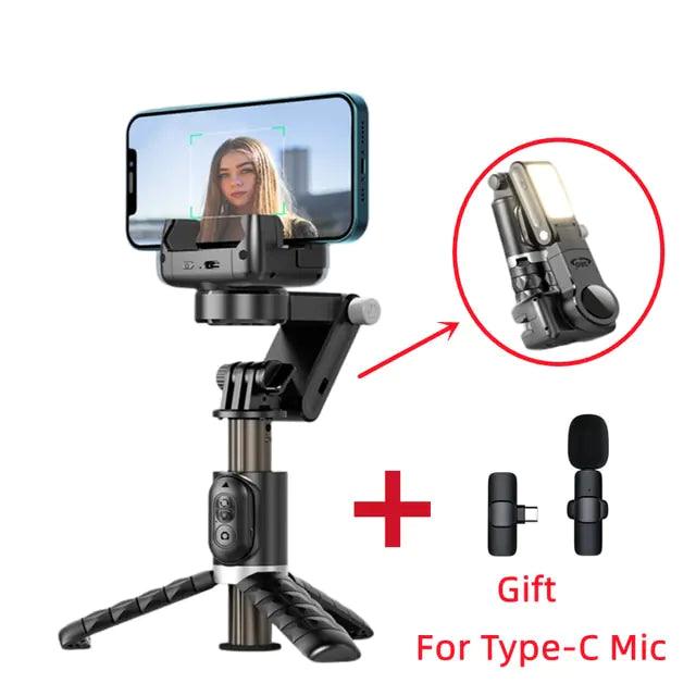 360° Rotation Gimbal Stabilizer Selfie Stick & Tripod – Capture Smooth, Stunning Shots Anywhere Marc Electronic Store